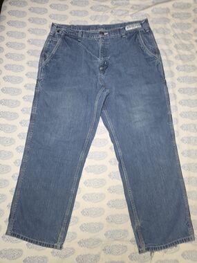 Men's Blue Classic Straight-Leg Jeans